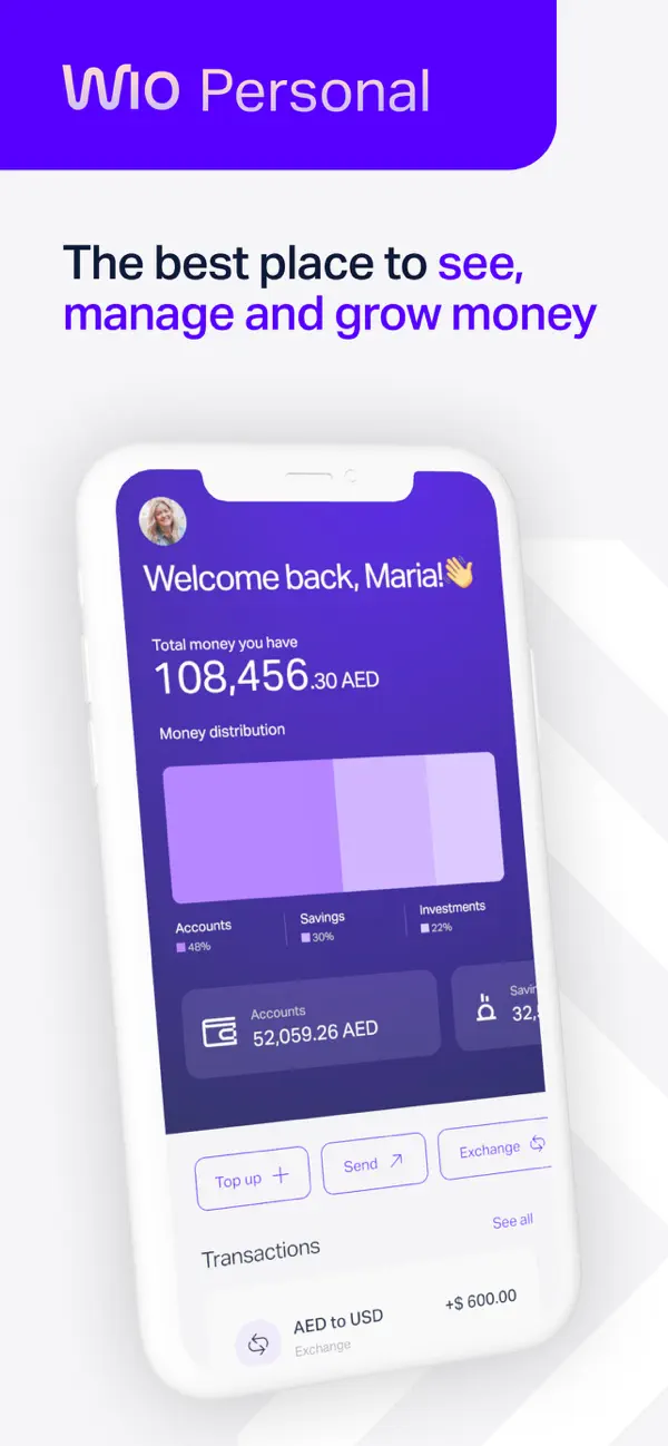 Wio Business App Screenshot 1